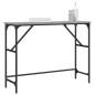 vidaXL Tavolo Consolle Grigio Sonoma 100x32x75 cm in Legno Multistrato vidaXL Tavolo Consolle Grigio Sonoma 100x32x75 cm in Legno Multistrato