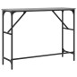vidaXL Tavolo Consolle Grigio Sonoma 100x32x75 cm in Legno Multistrato vidaXL Tavolo Consolle Grigio Sonoma 100x32x75 cm in Legno Multistrato