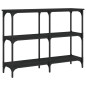 vidaXL Tavolino Consolle Nero 100x29x75 cm in Legno Multistrato vidaXL Tavolino Consolle Nero 100x29x75 cm in Legno Multistrato