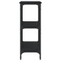 vidaXL Tavolino Consolle Nero 100x29x75 cm in Legno Multistrato vidaXL Tavolino Consolle Nero 100x29x75 cm in Legno Multistrato
