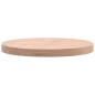 vidaXL Piano per Tavolo Ø50x4 cm Rotondo in Legno Massello di Faggio vidaXL Piano per Tavolo Ø50x4 cm Rotondo in Legno Massello di Faggio