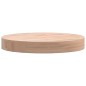 vidaXL Piano per Tavolo Ø30x4 cm Rotondo in Legno Massello di Faggio
