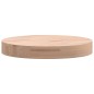vidaXL Piano per Tavolo Ø30x4 cm Rotondo in Legno Massello di Faggio