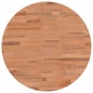 vidaXL Piano per Tavolo Ø50x4 cm Rotondo in Legno Massello di Faggio vidaXL Piano per Tavolo Ø50x4 cm Rotondo in Legno Massello di Faggio