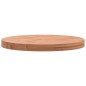 vidaXL Piano per Tavolo Ø50x4 cm Rotondo in Legno Massello di Faggio vidaXL Piano per Tavolo Ø50x4 cm Rotondo in Legno Massello di Faggio