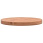 vidaXL Piano per Tavolo Ø50x4 cm Rotondo in Legno Massello di Faggio vidaXL Piano per Tavolo Ø50x4 cm Rotondo in Legno Massello di Faggio