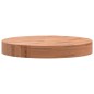 vidaXL Piano per Tavolo Ø30x4 cm Rotondo in Legno Massello di Faggio