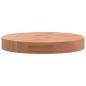 vidaXL Piano per Tavolo Ø30x4 cm Rotondo in Legno Massello di Faggio