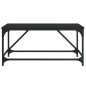 vidaXL Tavolino da Salotto Nero 75x50x35 cm in Legno Multistrato vidaXL Tavolino da Salotto Nero 75x50x35 cm in Legno Multistrato
