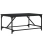 vidaXL Tavolino da Salotto Nero 75x50x35 cm in Legno Multistrato vidaXL Tavolino da Salotto Nero 75x50x35 cm in Legno Multistrato