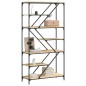 vidaXL Libreria Rovere Sonoma 91x36x176 cm Legno Multistrato e Acciaio vidaXL Libreria Rovere Sonoma 91x36x176 cm Legno Multistrato e Acciaio