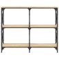 vidaXL Tavolo Consolle Rovere Sonoma 100x28x80,5 cm Legno Multistrato vidaXL Tavolo Consolle Rovere Sonoma 100x28x80,5 cm Legno Multistrato