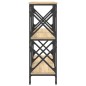 vidaXL Tavolo Consolle Rovere Sonoma 100x28x80,5 cm Legno Multistrato vidaXL Tavolo Consolle Rovere Sonoma 100x28x80,5 cm Legno Multistrato