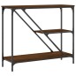 vidaXL Tavolino Consolle Rovere Marrone 88,5x30x75cm Legno Multistrato vidaXL Tavolino Consolle Rovere Marrone 88,5x30x75cm Legno Multistrato