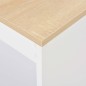 vidaXL Tavolo da Bar con Ripiano Bianco 110x50x103 cm vidaXL Tavolo da Bar con Ripiano Bianco 110x50x103 cm