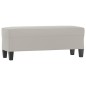 vidaXL Panca Grigio Chiaro 100x35x41 cm in Microfibra vidaXL Panca Grigio Chiaro 100x35x41 cm in Microfibra