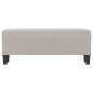 vidaXL Panca Grigio Chiaro 100x35x41 cm in Microfibra vidaXL Panca Grigio Chiaro 100x35x41 cm in Microfibra