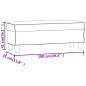 vidaXL Panca Grigio Chiaro 100x35x41 cm in Microfibra vidaXL Panca Grigio Chiaro 100x35x41 cm in Microfibra