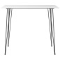 vidaXL Set da Bar 5 pz Bianco e Nero vidaXL Set da Bar 5 pz Bianco e Nero
