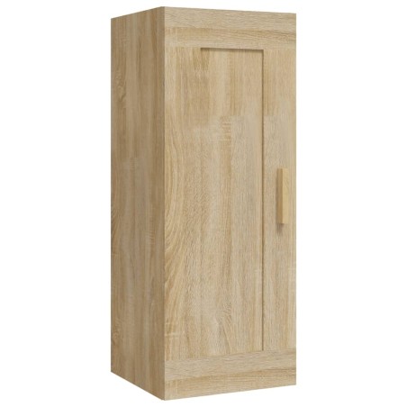 vidaXL Armadietto a Muro Rovere Sonoma 35x34x90cm in Legno Multistrato