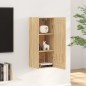 vidaXL Armadietto a Muro Rovere Sonoma 35x34x90cm in Legno Multistrato vidaXL Armadietto a Muro Rovere Sonoma 35x34x90cm in Legno Multistrato