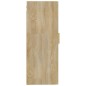 vidaXL Armadietto a Muro Rovere Sonoma 35x34x90cm in Legno Multistrato vidaXL Armadietto a Muro Rovere Sonoma 35x34x90cm in Legno Multistrato