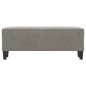 Panca Grigio chiaro 100x35x41 cm in Velluto