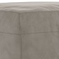 Panca Grigio chiaro 100x35x41 cm in Velluto