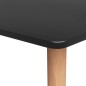 vidaXL Tavolo da Bar Nero 120x60x105 cm vidaXL Tavolo da Bar Nero 120x60x105 cm