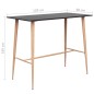 vidaXL Tavolo da Bar Nero 120x60x105 cm vidaXL Tavolo da Bar Nero 120x60x105 cm