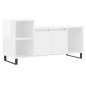 vidaXL Mobile Porta TV Bianco Lucido 100x35x55 cm in Legno Multistrato vidaXL Mobile Porta TV Bianco Lucido 100x35x55 cm in Legno Multistrato