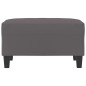 vidaXL Poggiapiedi Grigio 70x55x41 cm in Similpelle vidaXL Poggiapiedi Grigio 70x55x41 cm in Similpelle