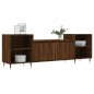 vidaXL Mobile TV Rovere Marrone 160x35x55 cm in Legno Multistrato vidaXL Mobile TV Rovere Marrone 160x35x55 cm in Legno Multistrato
