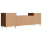 vidaXL Mobile TV Rovere Marrone 160x35x55 cm in Legno Multistrato vidaXL Mobile TV Rovere Marrone 160x35x55 cm in Legno Multistrato