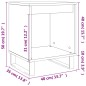 vidaXL Comodini 2pz Grigio Cemento 40x35x50 cm in Legno Multistrato vidaXL Comodini 2pz Grigio Cemento 40x35x50 cm in Legno Multistrato