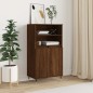 vidaXL Credenza Rovere Marrone 60x36x110 cm in Legno Multistrato vidaXL Credenza Rovere Marrone 60x36x110 cm in Legno Multistrato