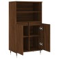 vidaXL Credenza Rovere Marrone 60x36x110 cm in Legno Multistrato vidaXL Credenza Rovere Marrone 60x36x110 cm in Legno Multistrato
