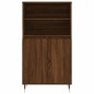 vidaXL Credenza Rovere Marrone 60x36x110 cm in Legno Multistrato vidaXL Credenza Rovere Marrone 60x36x110 cm in Legno Multistrato