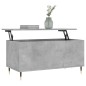 vidaXL Tavolino Salotto Grigio Cemento 90x44,5x45 cm Legno Multistrato