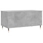 vidaXL Tavolino Salotto Grigio Cemento 90x44,5x45 cm Legno Multistrato