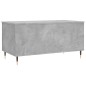 vidaXL Tavolino Salotto Grigio Cemento 90x44,5x45 cm Legno Multistrato