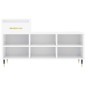 vidaXL Scarpiera Bianco Lucido 102x36x60 cm in Legno Multistrato vidaXL Scarpiera Bianco Lucido 102x36x60 cm in Legno Multistrato