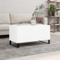 vidaXL Tavolino da Salotto Bianco 90x44,5x45 cm in Legno Multistrato