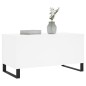 vidaXL Tavolino da Salotto Bianco 90x44,5x45 cm in Legno Multistrato