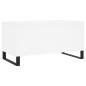 vidaXL Tavolino da Salotto Bianco 90x44,5x45 cm in Legno Multistrato