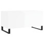 vidaXL Tavolino Salotto Bianco Lucido 90x44,5x45 cm Legno Multistrato