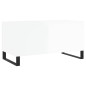 vidaXL Tavolino Salotto Bianco Lucido 90x44,5x45 cm Legno Multistrato