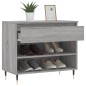 vidaXL Scarpiera Grigio Sonoma 70x36x60 cm in Legno Multistrato vidaXL Scarpiera Grigio Sonoma 70x36x60 cm in Legno Multistrato