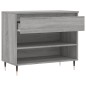 vidaXL Scarpiera Grigio Sonoma 70x36x60 cm in Legno Multistrato vidaXL Scarpiera Grigio Sonoma 70x36x60 cm in Legno Multistrato