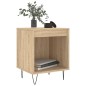 vidaXL Comodino Rovere Sonoma 40x35x50 cm in Legno Multistrato vidaXL Comodino Rovere Sonoma 40x35x50 cm in Legno Multistrato
